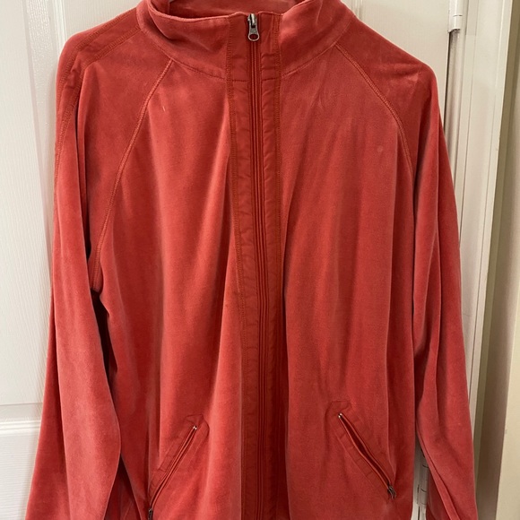 Chico's velour pants and jacket size 3. (14) - Picture 2 of 2